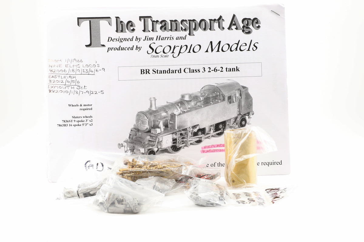 Finescale O Gauge Scorpio Models Standard Class 3 2-6-2 Tank Kit