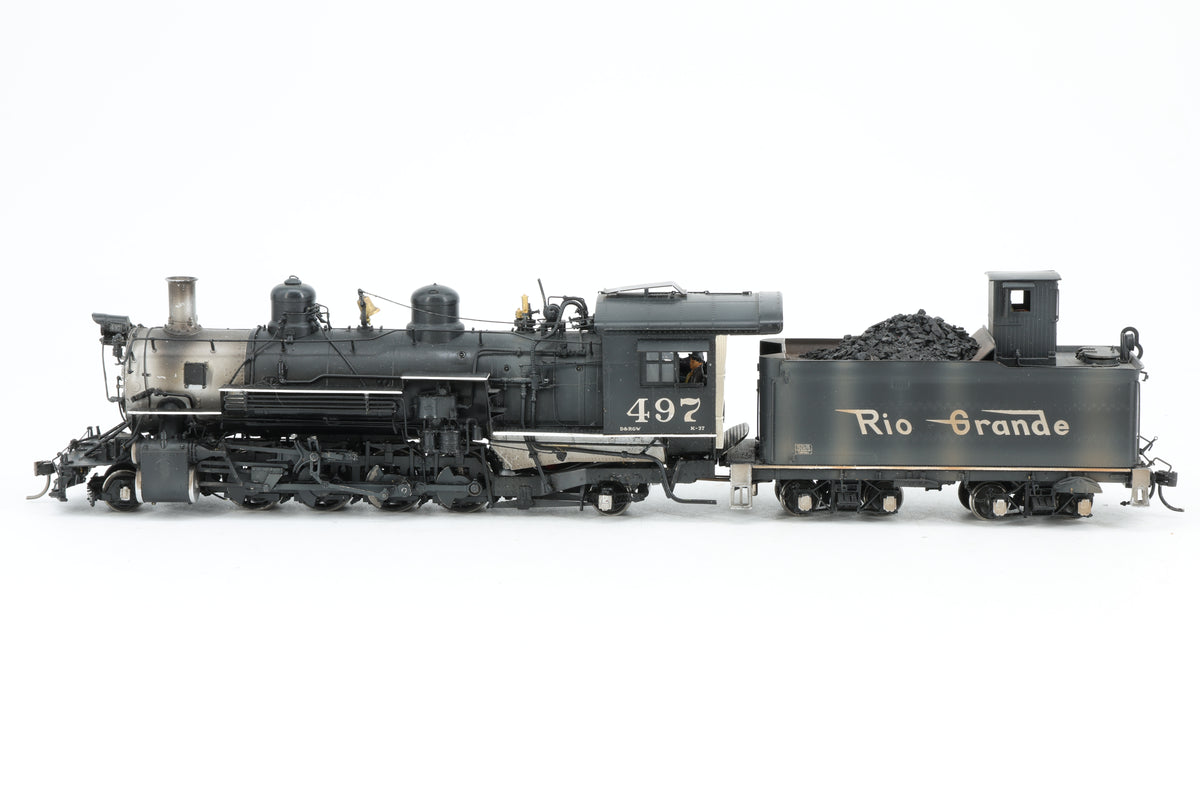 P–B–L Milestone Models Sn3 D&RGW K-37 2-8-2 No. 497 Weathered