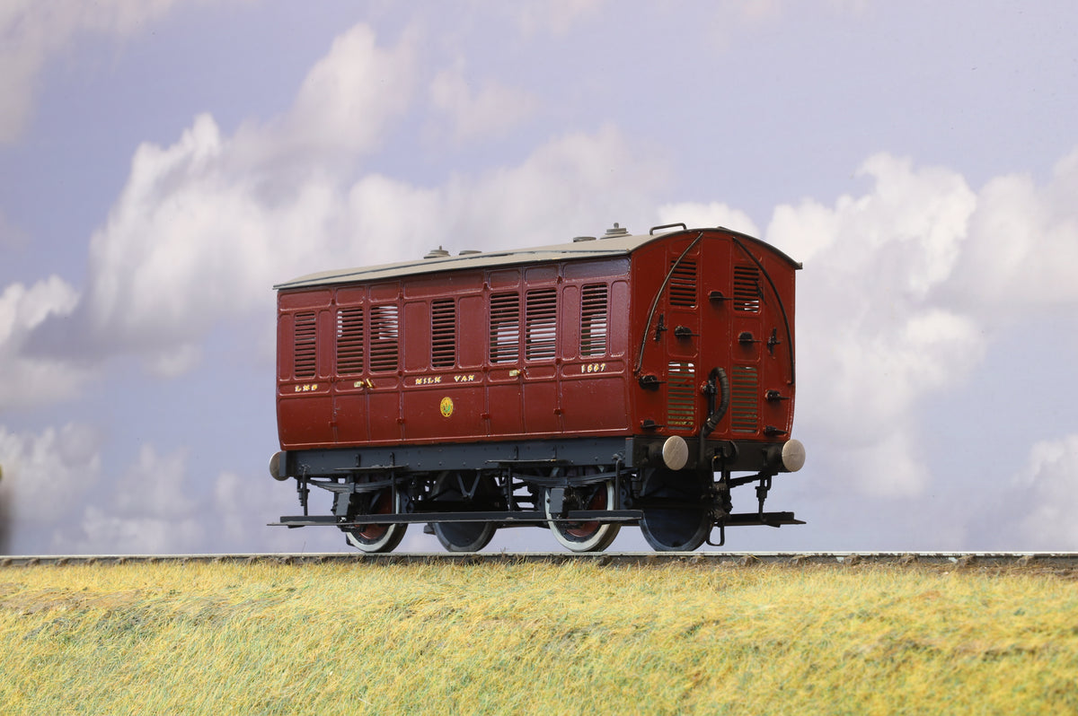 Finescale O Gauge (Kit-Built) LMS (Ex-Midland) Milk Van (Brass Construction)
