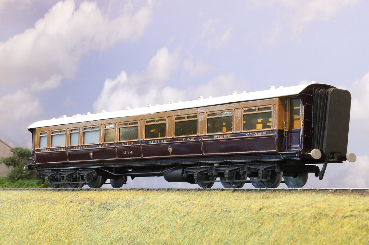 Finescale O Gauge (Kit-Built) LYR 1st Class 12 Wheel Dining Car Dia 85 No. 214