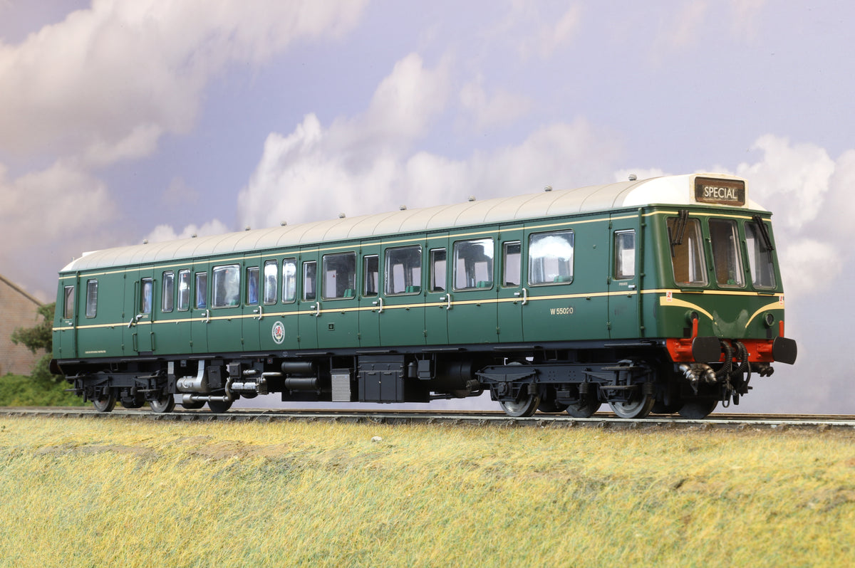 Workshop Finescale O Gauge Dapol Class 121 Diesel Railcar No. 55020 BR Green (Speed Whiskers)