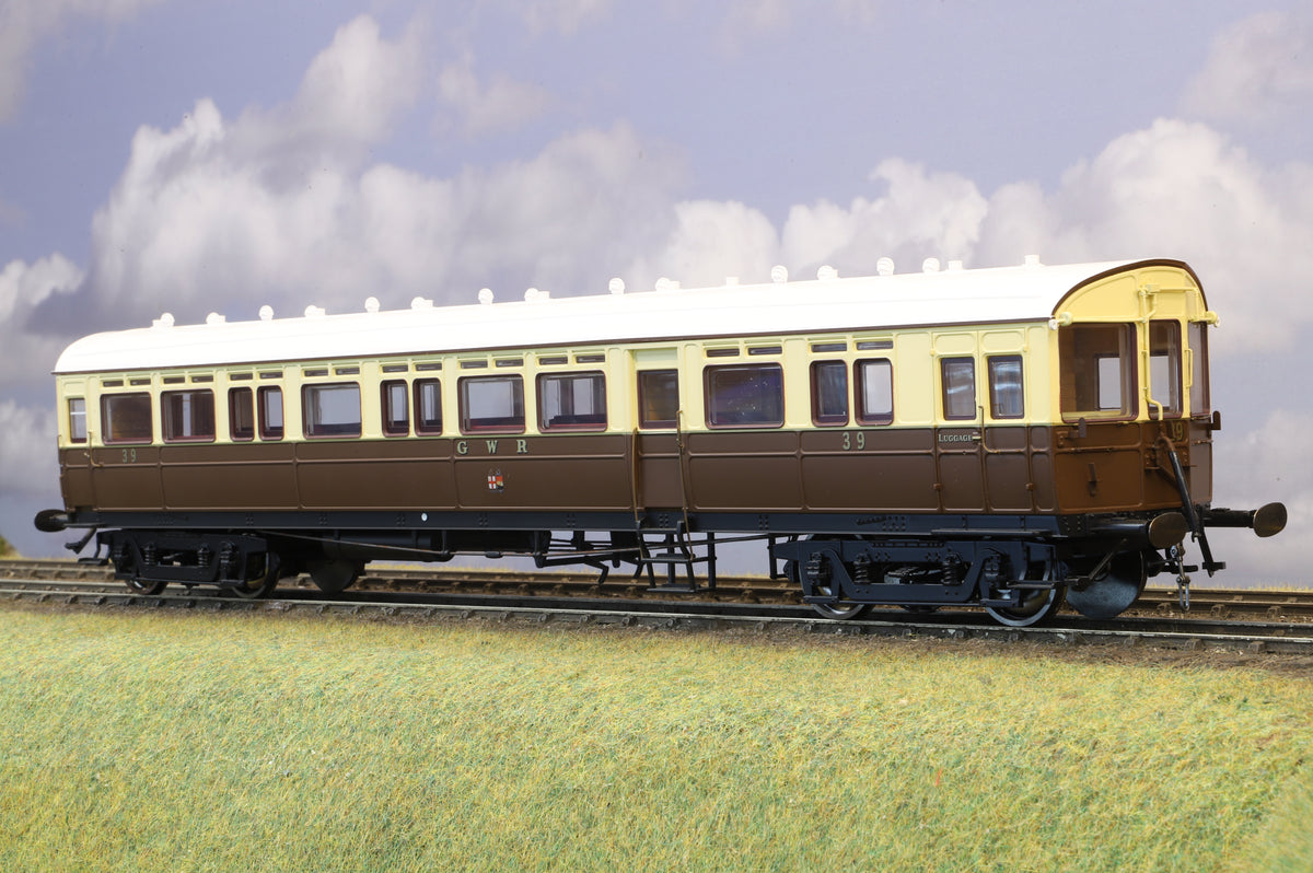 Dapol Finescale O Gauge GWR Autocoach No. 36 GWR Chocolate & Cream