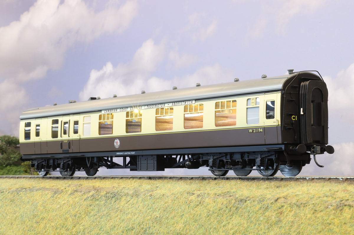 Darstaed Finescale O Gauge MK1 BCK Western Region Chocolate & Cream No. W21194