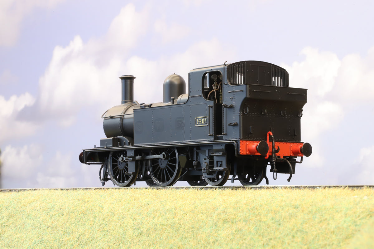 Dapol Finescale O Gauge Class 14xx No. 1401, Plain Black