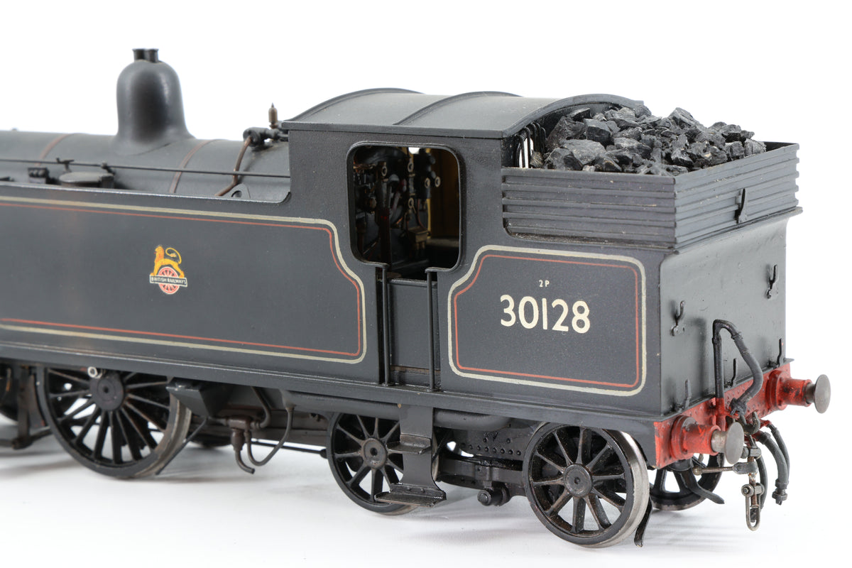 Finescale O Gauge (Kit-Built) ex-LSWR M7 (Push-Pull Fitted) No. 30128 BR Black Pro-Weathered