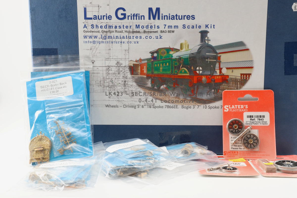Finescale O Gauge Laurie Griffin Miniatures SECR Wainwright H Class 0-4-4 Tank Locomotive Kit.