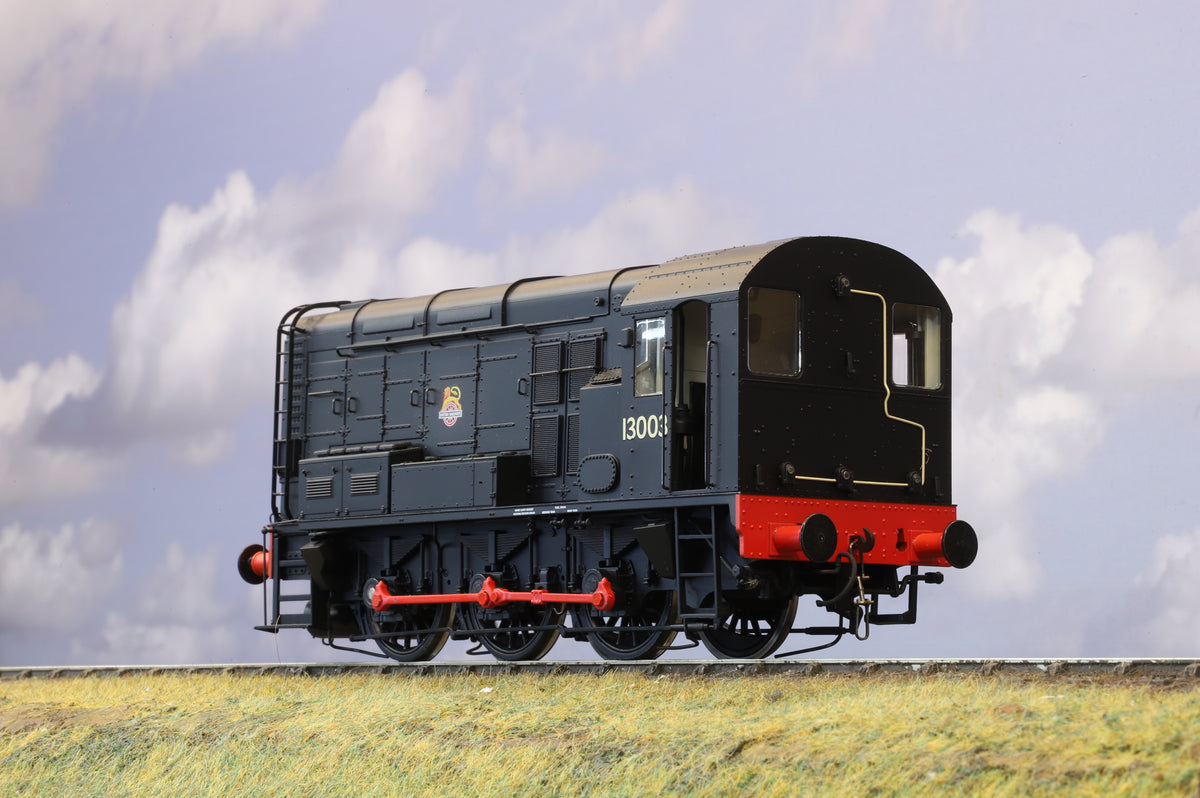 Dapol Finescale O Gauge Class 08 Shunter No. 13003 BR Black (Early Crest) DCC Sound