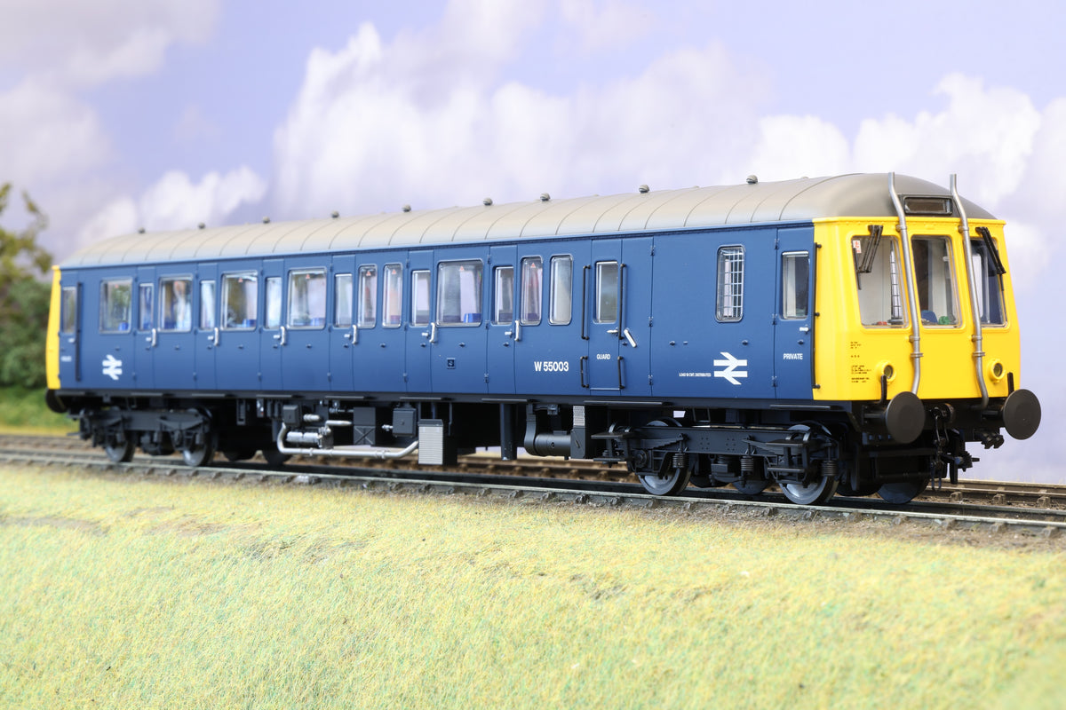 Dapol Finescale O Gauge Class 122 Railcar No. W55003 BR Blue