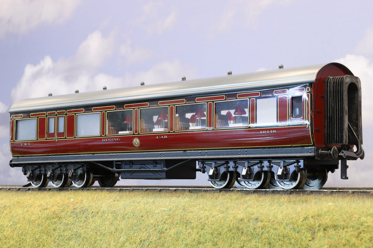 Darstaed Coarse Scale O LMS Period II Dining Car Crimson Lake