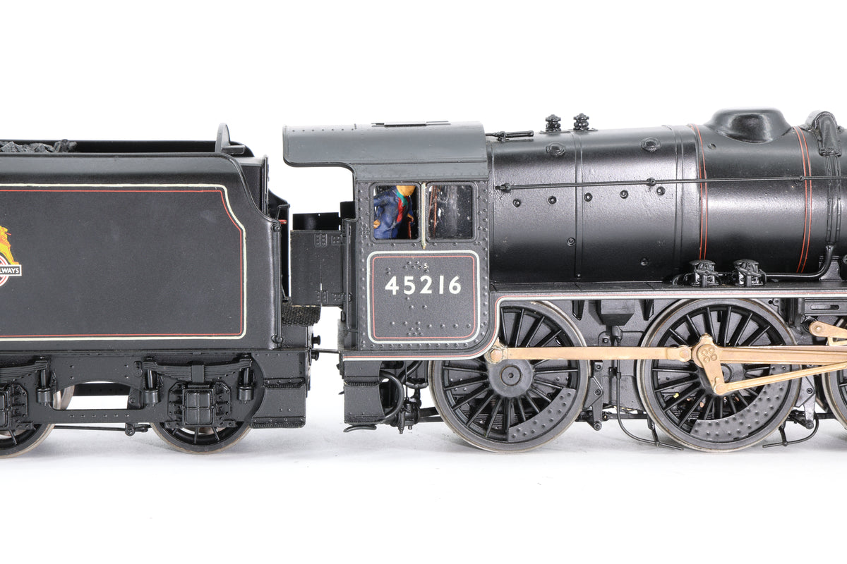 Finescale O Gauge (Kit-Built) Black 5 No.45216 BR Lined Black Early Crest