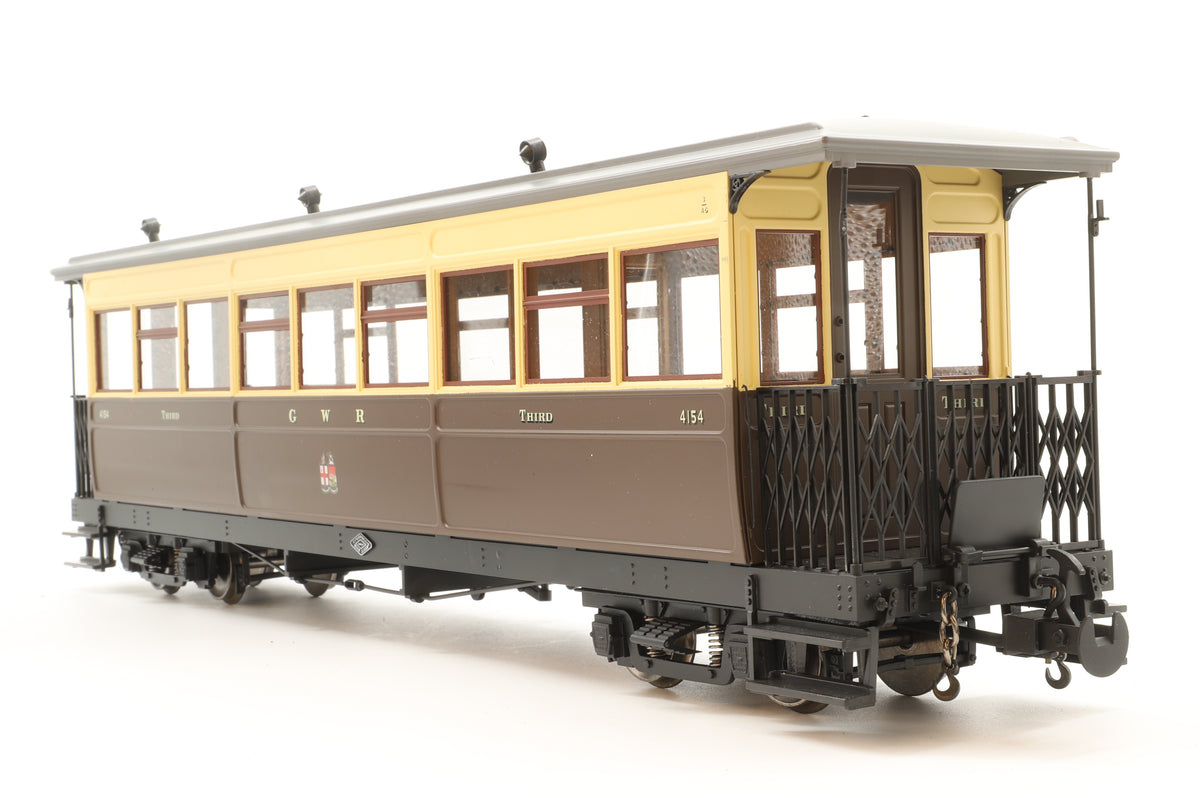 BMS/Accucraft 16mm Scale (45mm Gauge) Welshpool & Llanfair Saloon Coach R19-13 #4154