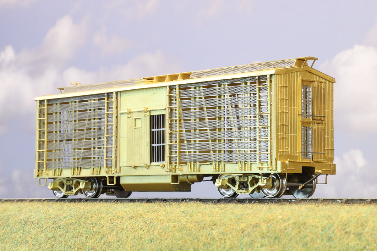 Overland Models American O Gauge Palace Poultry Car (Unpainted Brass)