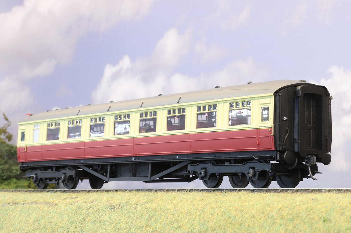 Hattons Finescale O Gauge Gresley Teak Open Third BR Crimson & Cream (Unnumbered)