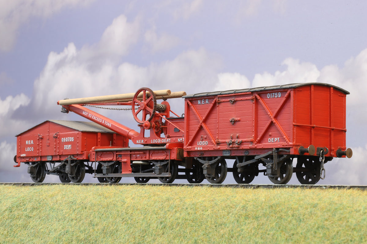 Finescale O Gauge (Kit/Scratch-Built) North Eastern Loco Department Crane Set