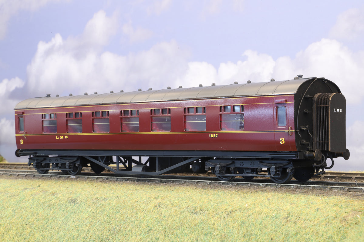 Finescale O Gauge (Kit-Built) Pair of LMS Period III Coaches