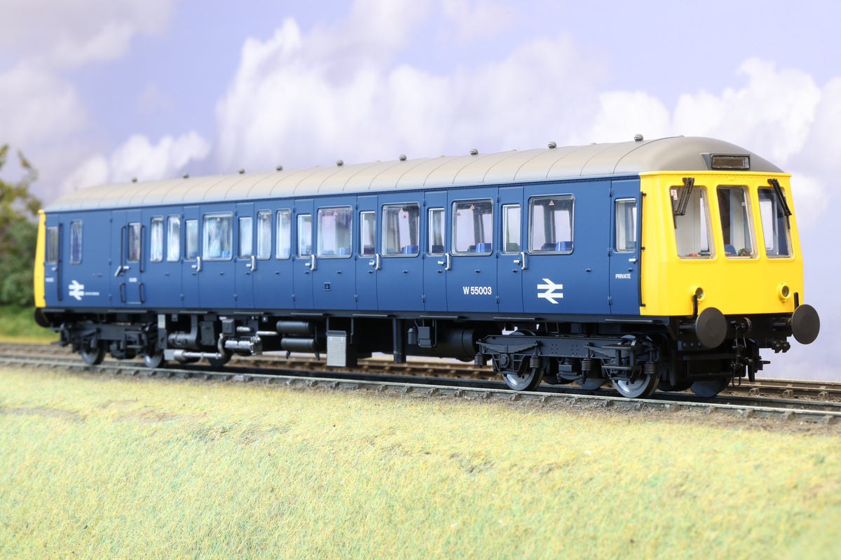 Dapol Finescale O Gauge Class 122 Railcar No. W55003 BR Blue