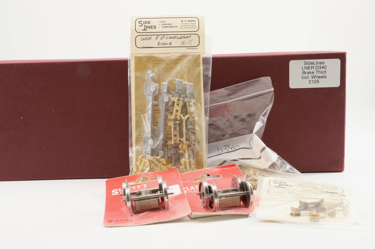 Finescale O Gauge Sidelines LNER D340 Brake Third Coach Kit