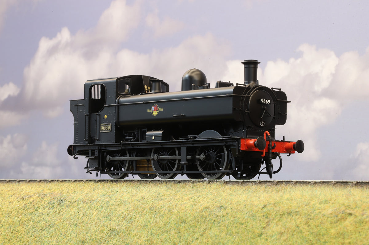 Dapol Finescale O Gauge Class 57xx Pannier Tank BR Black (Late Crest) No. 9669