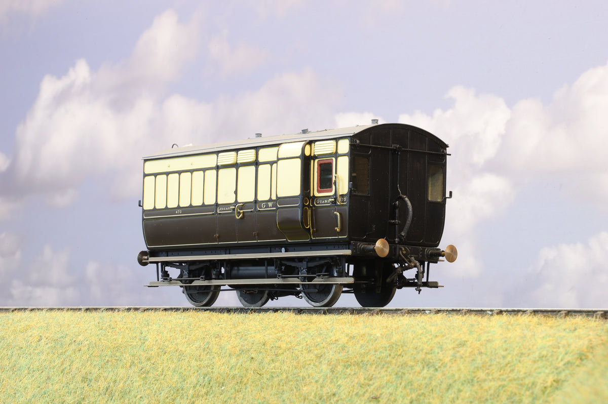 Finescale O Gauge (Kit-Built) GWR 4-Wheel Guard's/Luggage Van (Brass Construction)