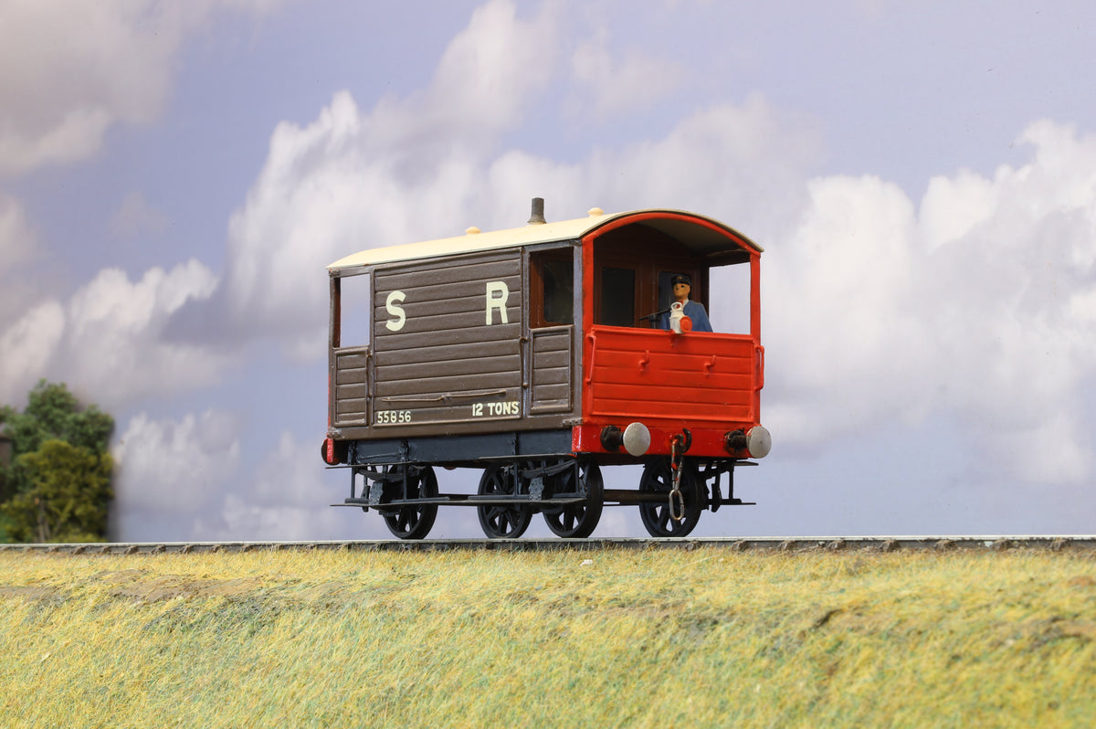 Finescale O Gauge (Kit-Built) Southern Railway 12T Brake Van (Brass Construction)