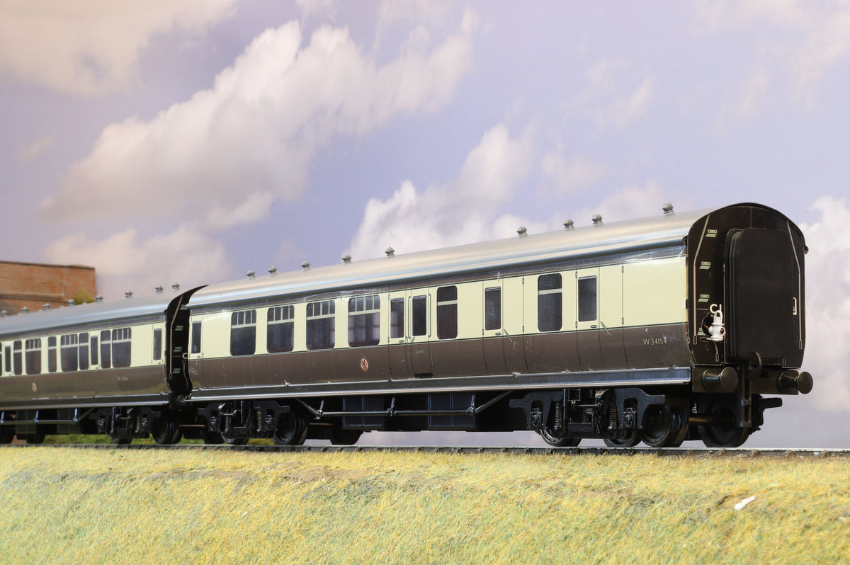 Ace Trains Coarse Scale BR Mk1 Three Coach Set Chocolate & Cream(2-/3-Rail)