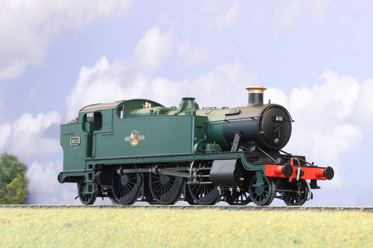 Heljan Finescale O Gauge GWR 'Large Prairie' No. 6111, BR Lined Green