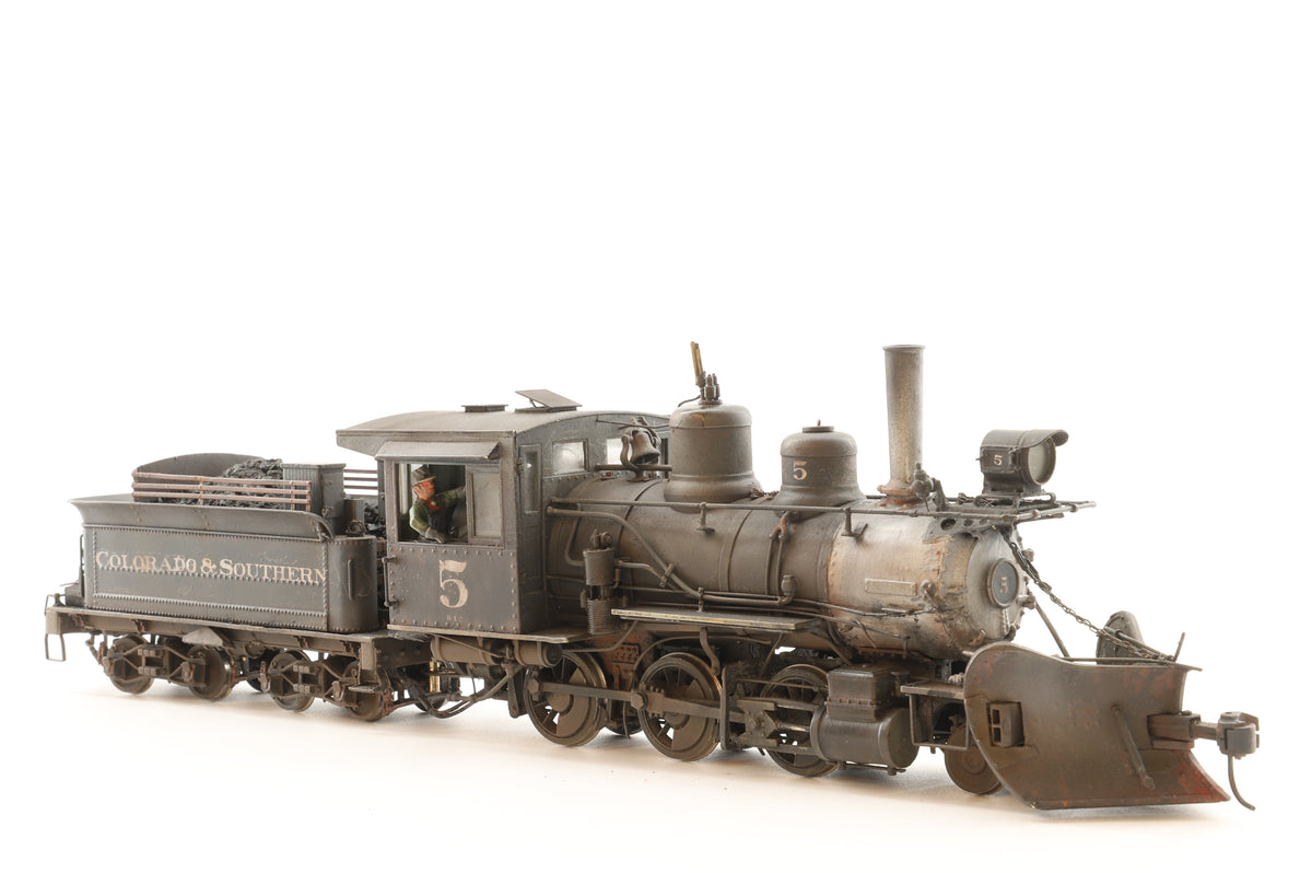 Finescale On3 Colorado & Southern B-3-C 2-6-0 No. 5, Pro-Weathered