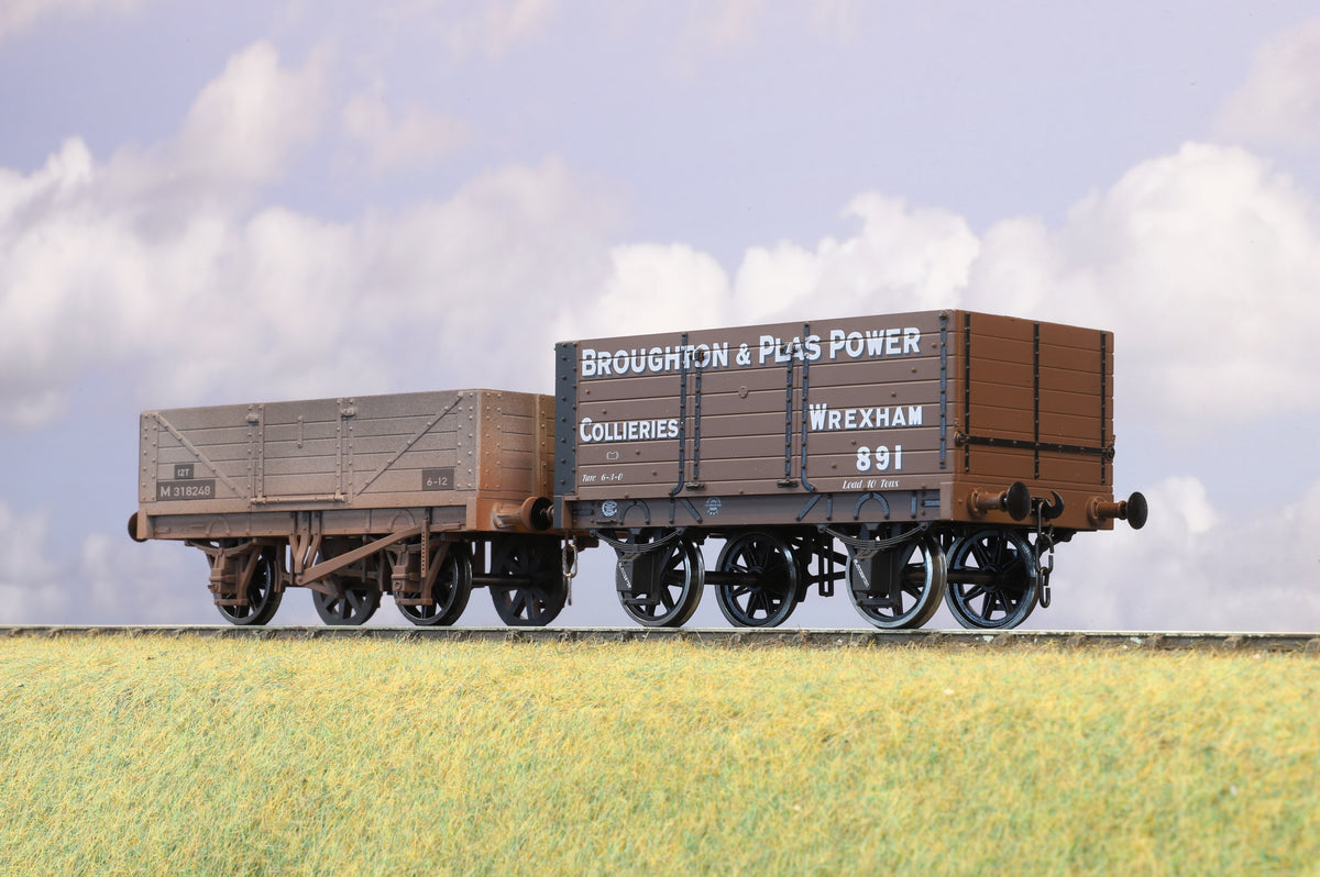 Dapol Finescale O Gauge Pair of Open Wagons