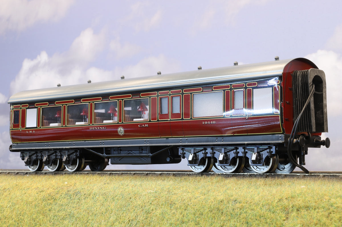 Darstaed Coarse Scale O LMS Period II Dining Car Crimson Lake