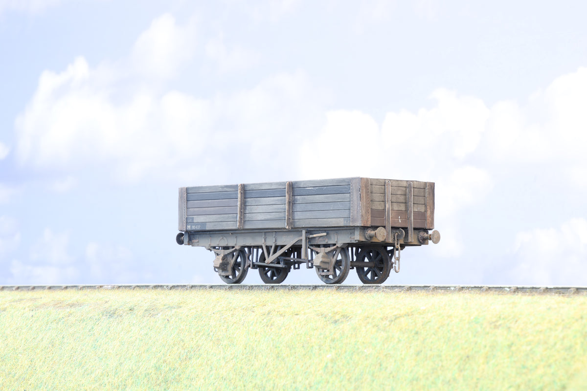 Finescale O Gauge (Kit-Built) ex-LMS Open Wagon No. M90437, Weathered