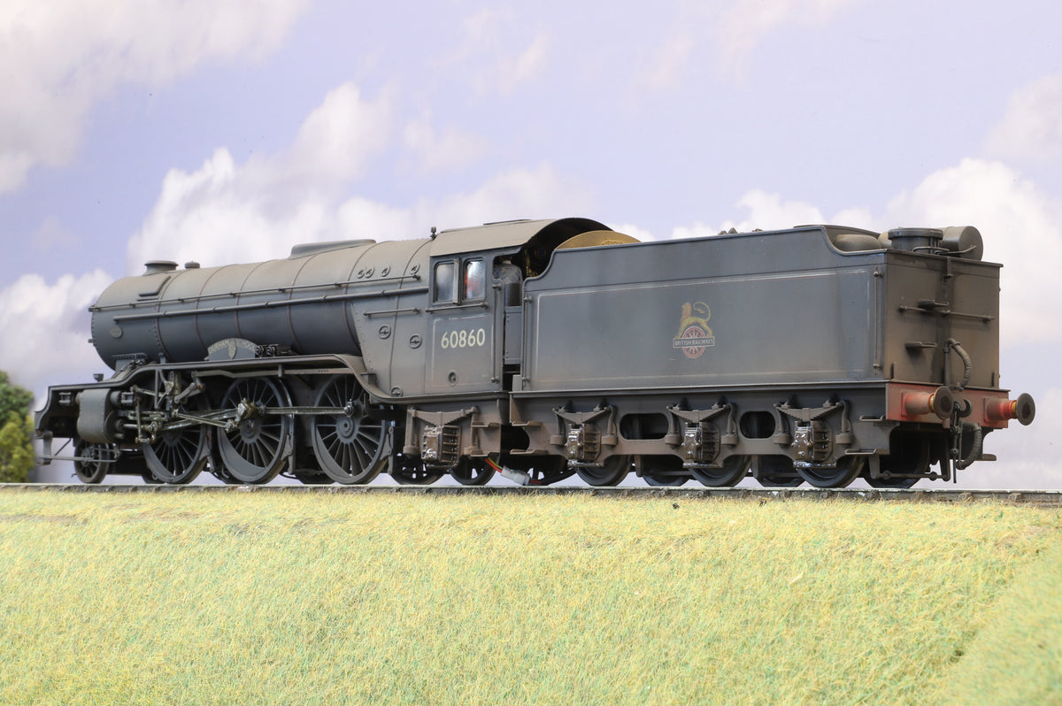 DJH (Kit-Built) Finescale O Gauge ex-LNER Gresley V2 No. 60860 'Durham School', BR Lined Black Early Emblem, Weathered, DCC Sound