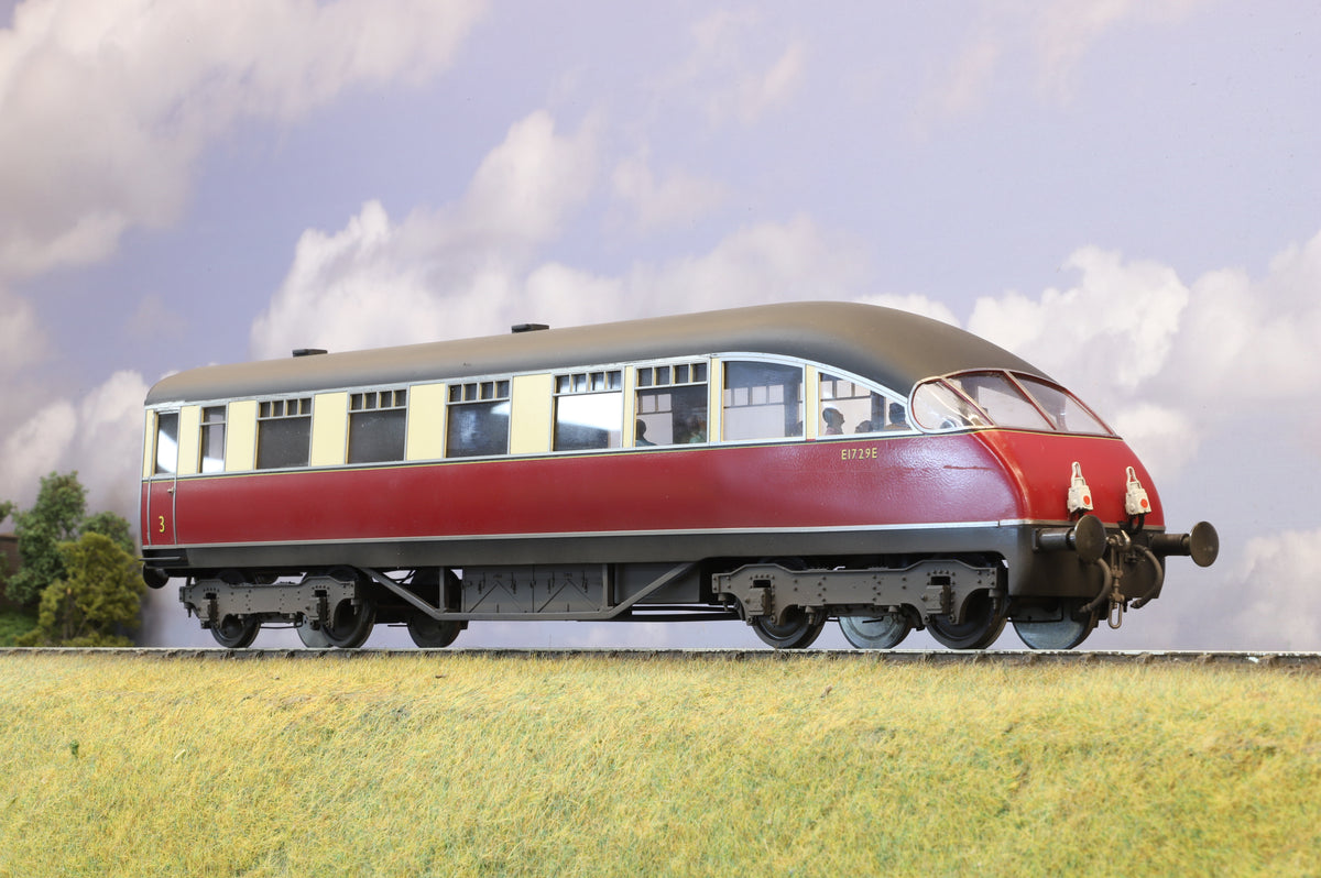 Golden Age Models Finescale O Gauge LNER &#39;Beavertail&#39; Observation Car Crimson &amp; Cream
