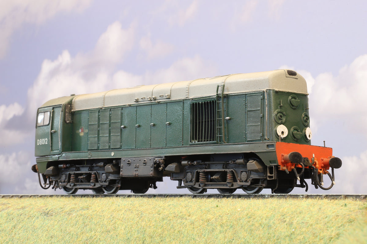 Kit-Built DJH Finescale O Gauge Class 20 No. D8012, BR Green, Weathered, DCC Sound