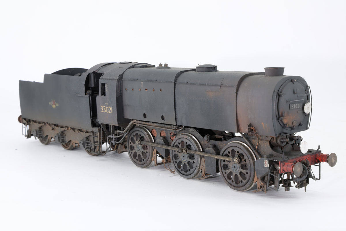 Finescale O Gauge (Kit-Built) ex-SR Q1 No. 33021 BR Black Pro-Weathered