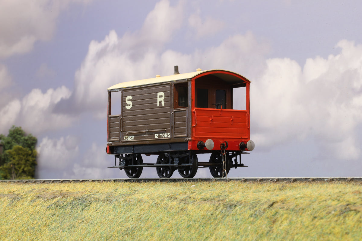 Finescale O Gauge (Kit-Built) Southern Railway 12T Brake Van (Brass Construction)