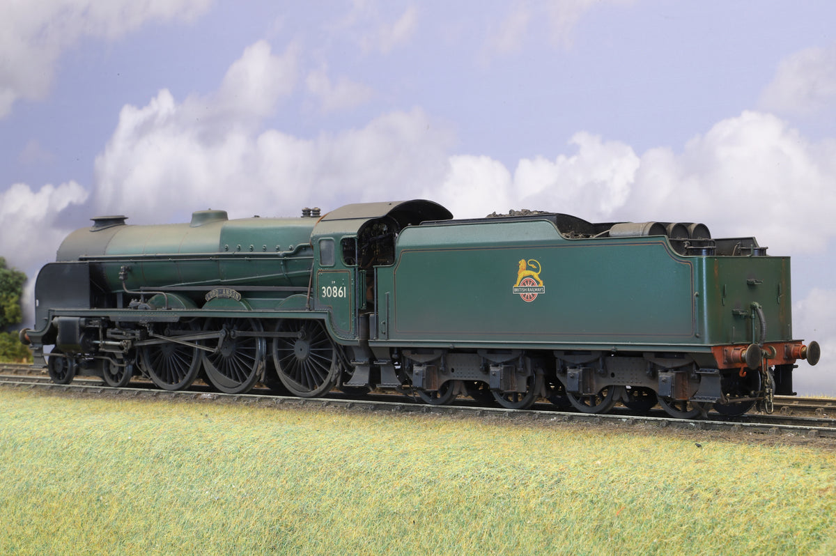 Finescale O Gauge (Kit-Built) ex-SR Lord Nelson No. 30861 'Lord Anson' BR Green Pro-Weathered