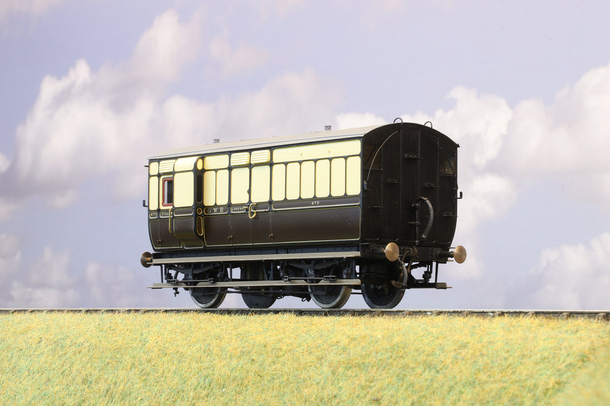 Finescale O Gauge (Kit-Built) GWR 4-Wheel Guard's/Luggage Van (Brass Construction)