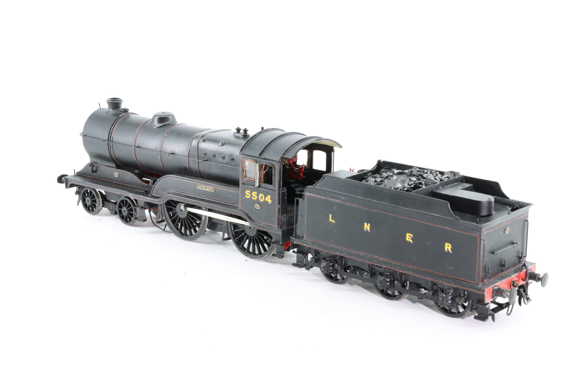 Finescale O Gauge (Kit-Built) ex-GCR D11 No. 5504, LNER Black, DCC Sound & Smoke