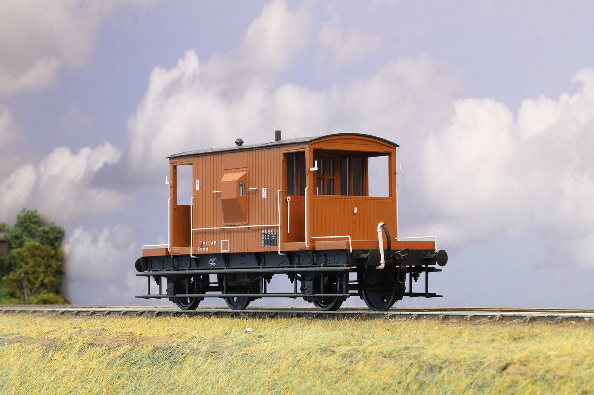 Dapol Finescale O Gauge Brake Van No.B951224 Bauxite CAP
