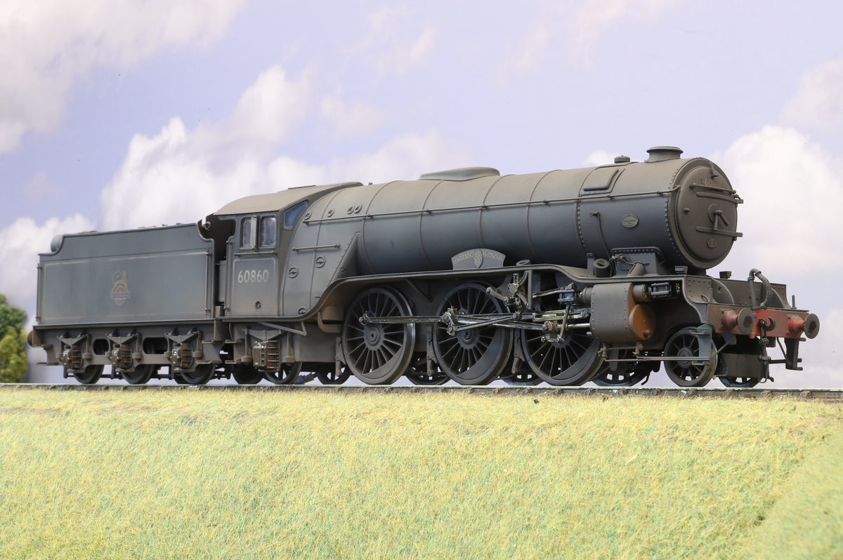 DJH (Kit-Built) Finescale O Gauge ex-LNER Gresley V2 No. 60860 'Durham School', BR Lined Black Early Emblem, Weathered, DCC Sound