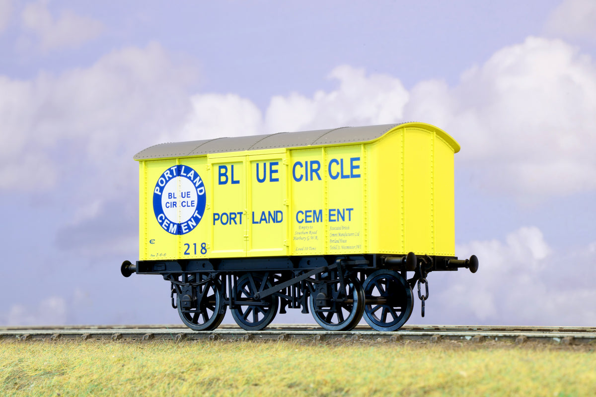 Minerva Finescale O Gauge Blue Circle 'Iron Mink' Cement Van