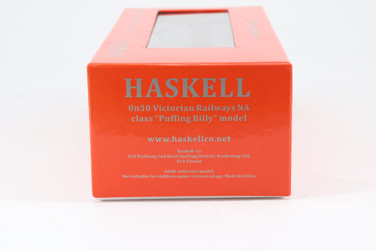 Haskell On30 Victoria Railways NA Class 'Puffing Billy' Lined Red