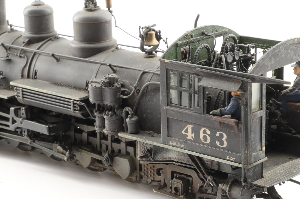 Kodama/PFM On3 D&RGW Class K-27 No. 463 Professionally Weathered & Detailed