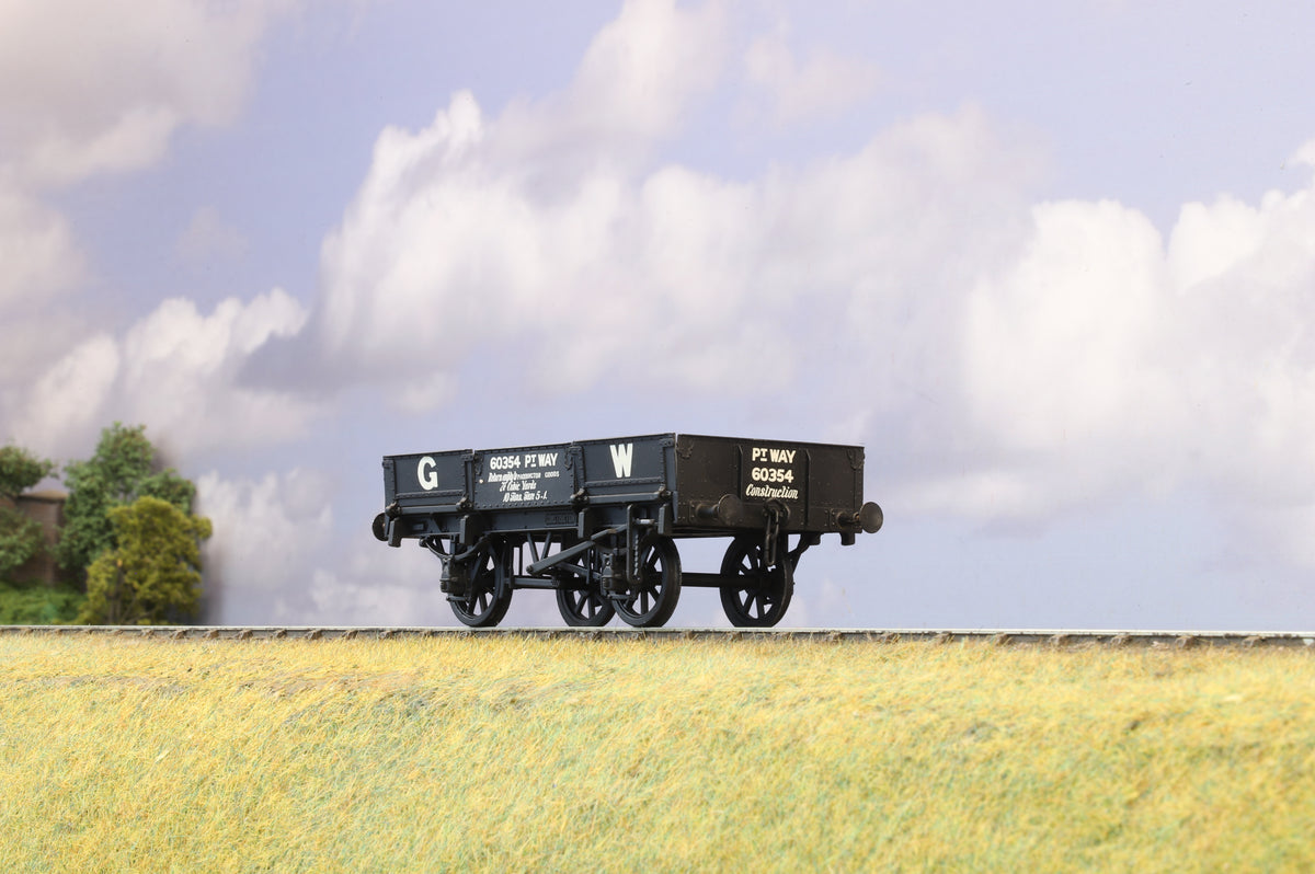 Slater&#39;s/ Cooper Craft Finescale O Gauge (Kit-Built) GW Rake Of 4 Wagons &amp; GW Brake Van