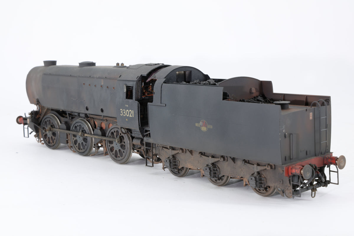 Finescale O Gauge (Kit-Built) ex-SR Q1 No. 33021 BR Black Pro-Weathered