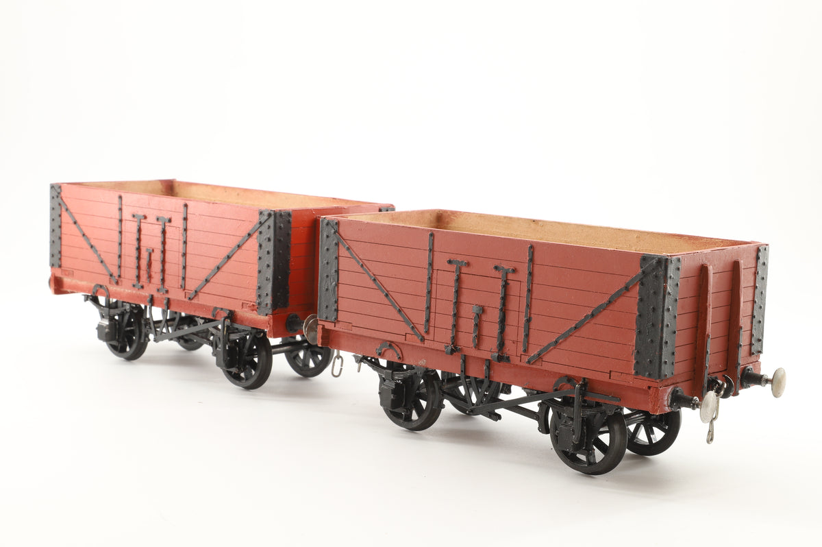 WORKSHOP Gauge 1 Pair of Open Wagons