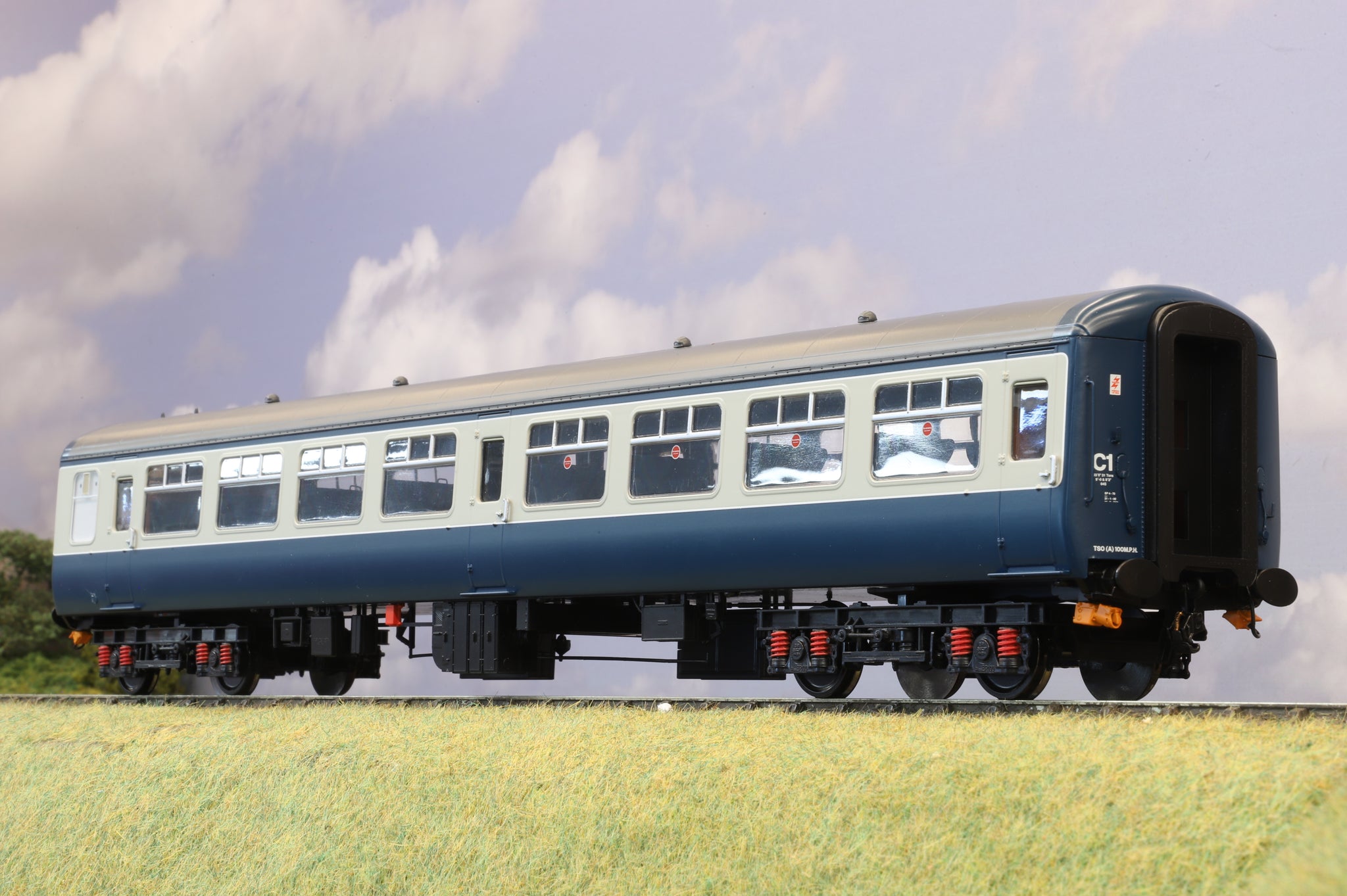 Heljan Finescale O Gauge MK2 TSO BR Blue Grey Unnumbered Ellis heljan-finescale-o-gauge-mk2-tso-br-blue-grey-unnumbered-ellis