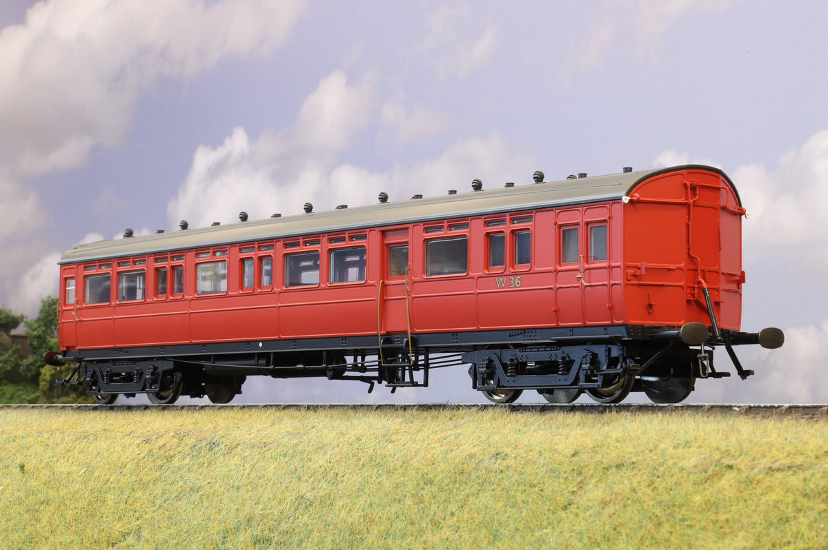 Dapol Finescale O Gauge Autocoach No.36 BR Crimson