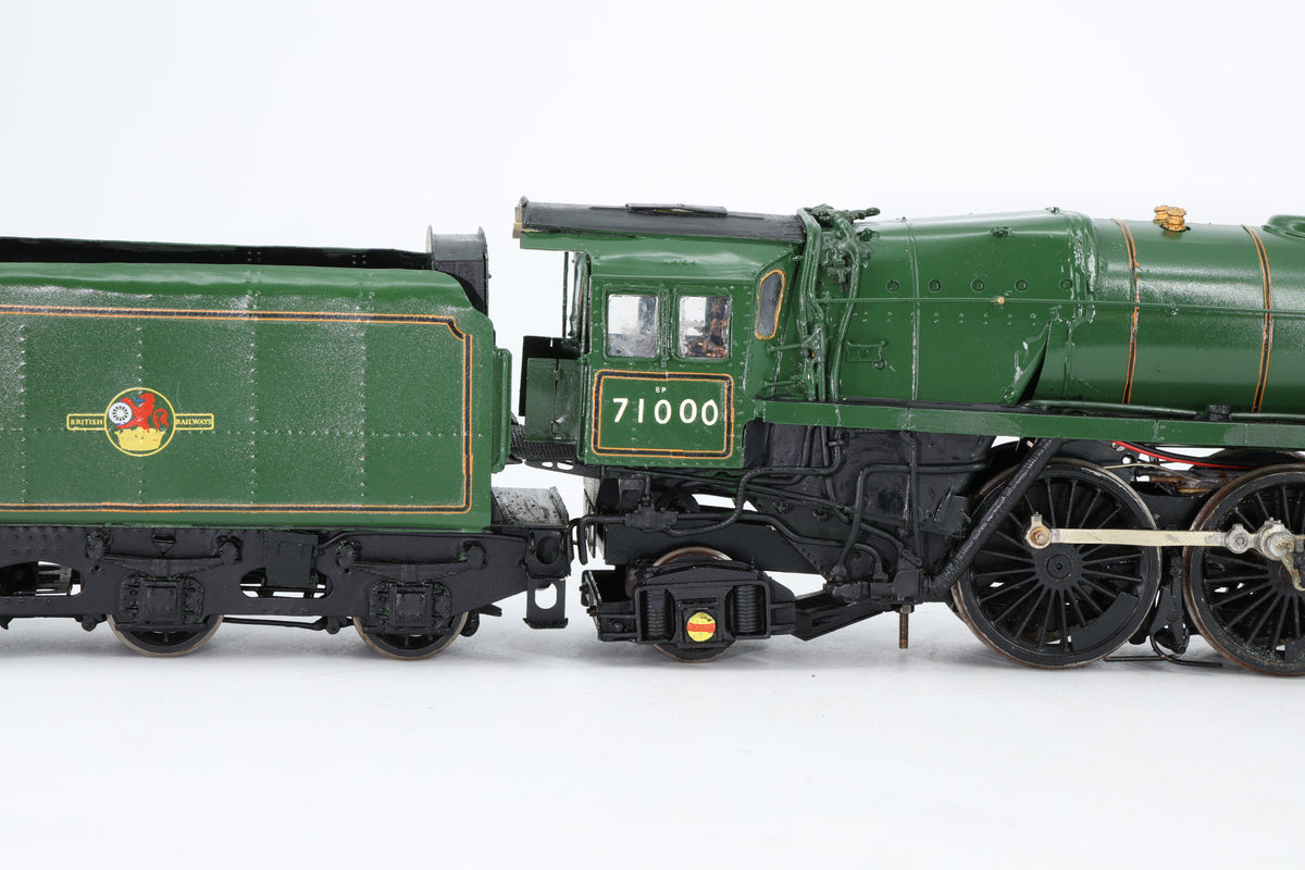 WORKSHOP Finescale O Gauge (Kit-Built) BR Class 8 No. 71000 'Duke of Gloucester', BR Green Late Crest (Copy)