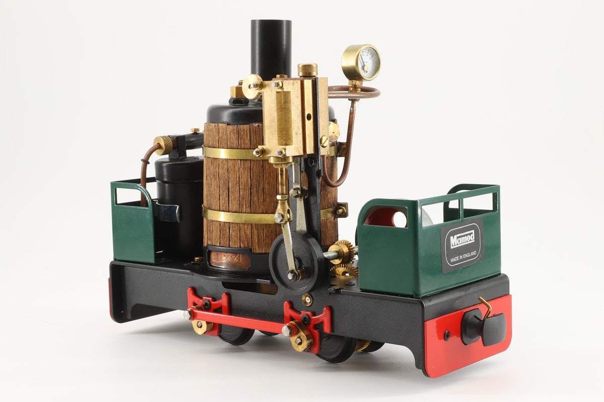 Mamod 16mm (32mm Gauge) Live Steam Brunel Vertical Boiler Locomotive